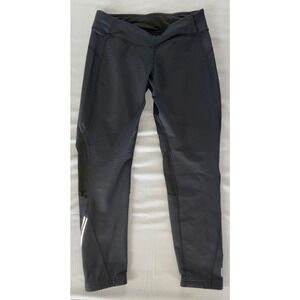 REI Running Athletic Leggings With Reflectors and Zip Cuffs Women's Size SP